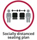 Socially Distanced Seating Plan icon