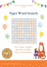 Word Search Activity Tiger Who Came To Tea 730X1024