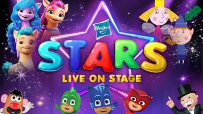 Characters including PJ Masks, Ben and Holly and more from Stars Live!