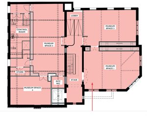 Museum floor plan