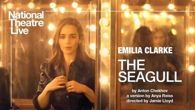 Actress Emilia Clarke in a publicity image for NT Live's The Seagull. 
