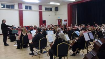 Chesterfield Symphony Orchestra perform. 