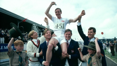 A still from the film Chariots of Fire. 