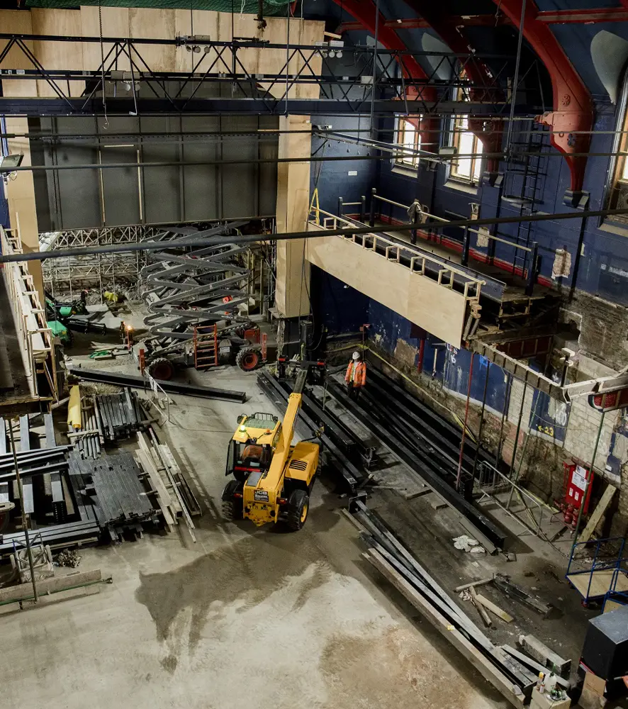 Auditorium Works Are Extensive