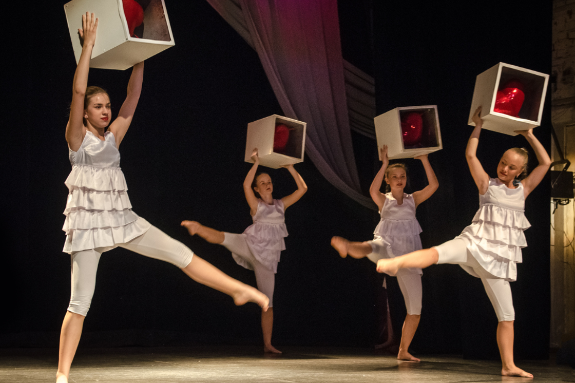 Junior Dancers On Stage